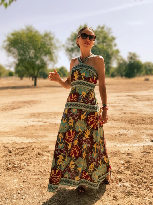 Vestido estampado SELVA
