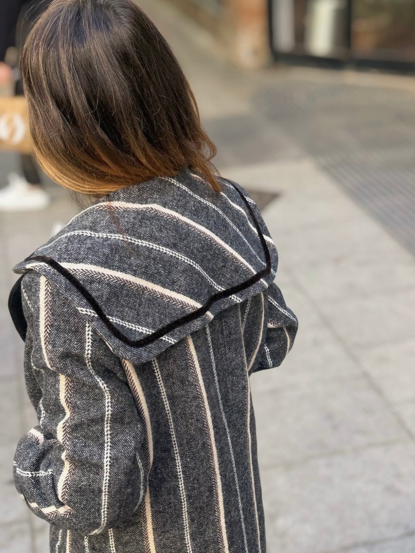 Abrigo rayas Little MooN