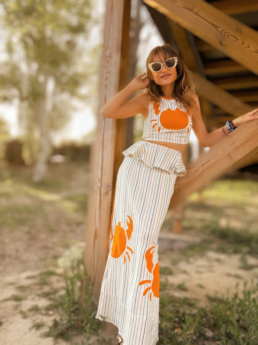 Conjunto de algodon de Be Sanset para Little MooN
