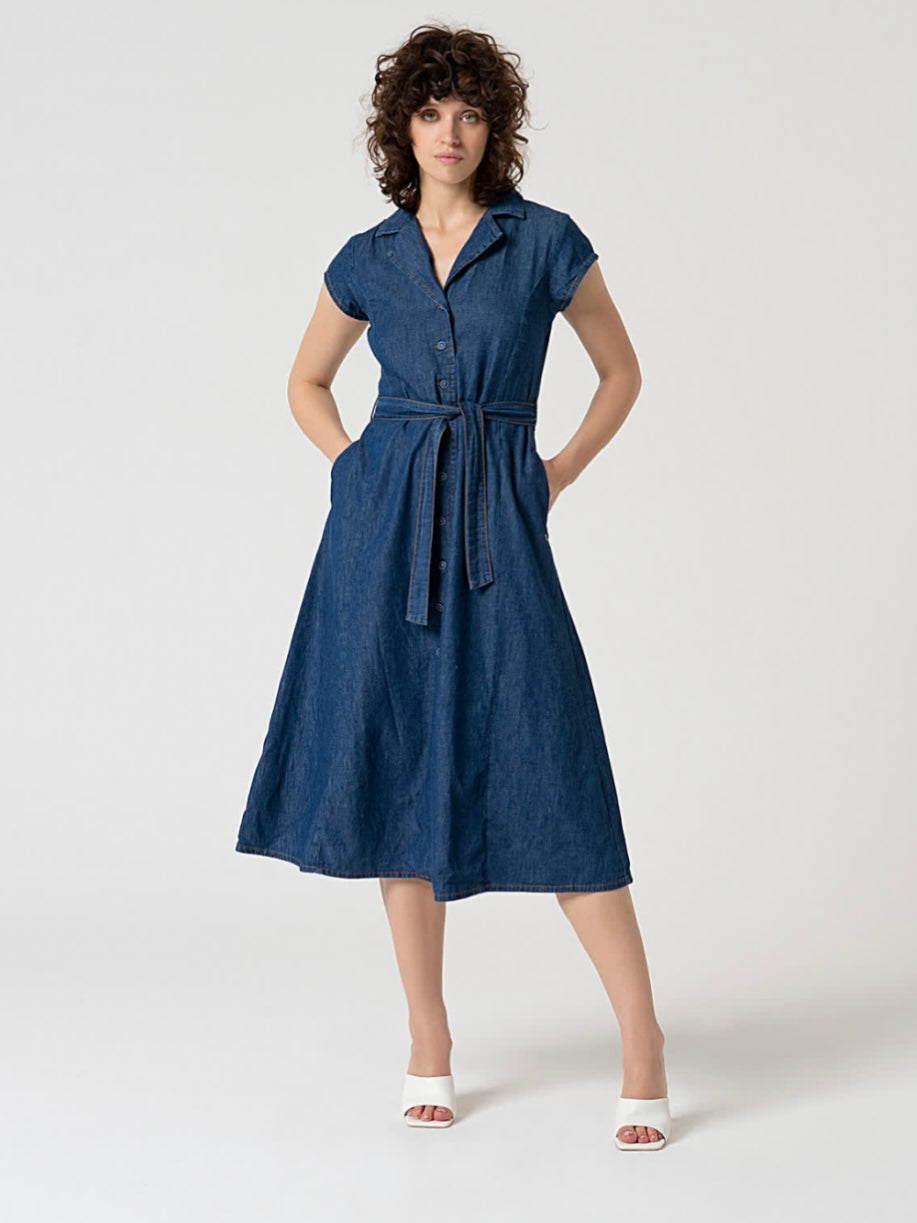 Vestido vaquero midi