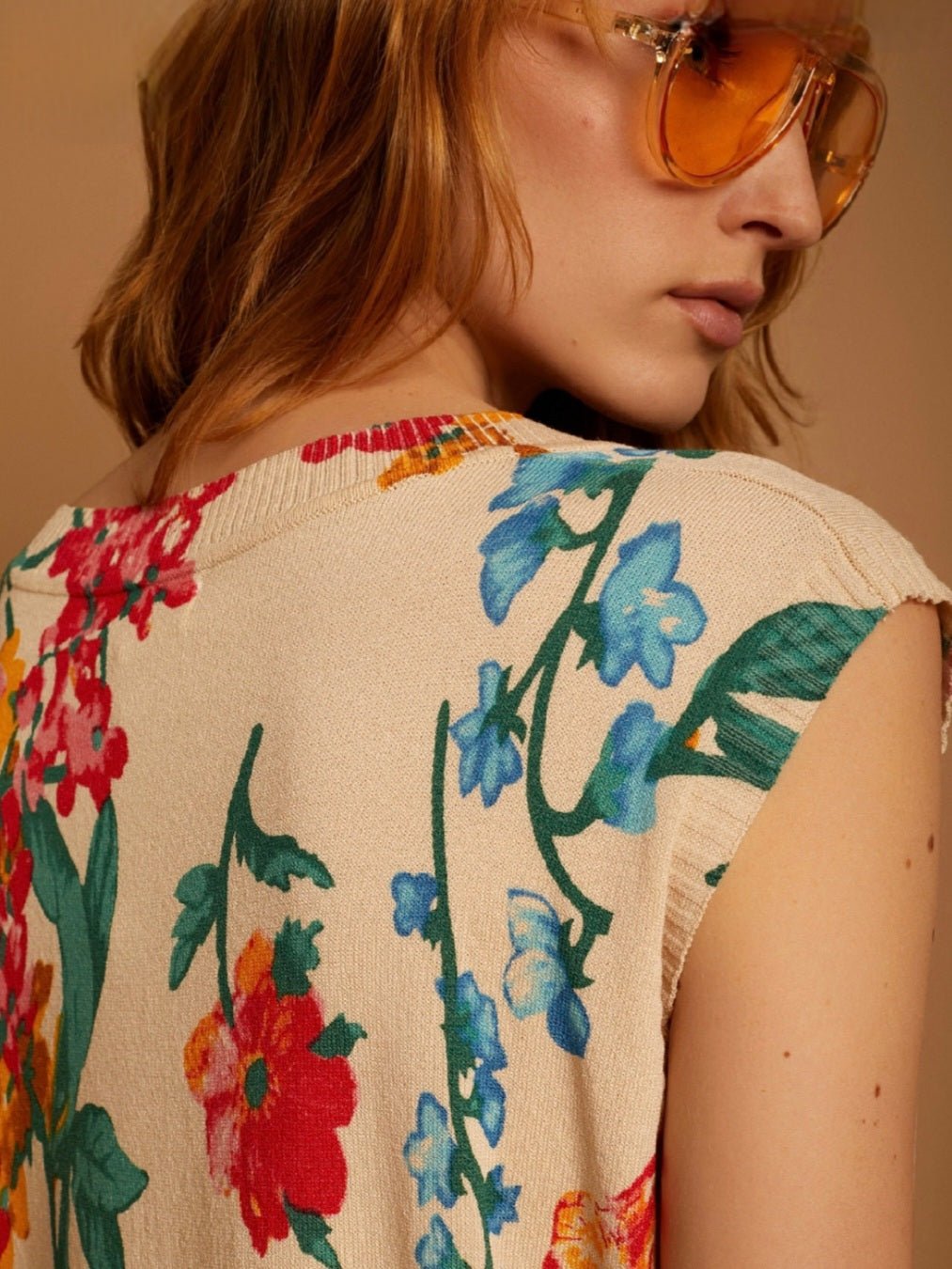 Chaleco estampado floral de MEISÏE - Little MooN
