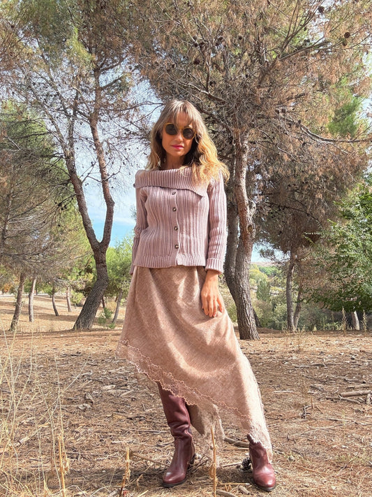 Falda terciopelo lencera VELVET - Little MooN