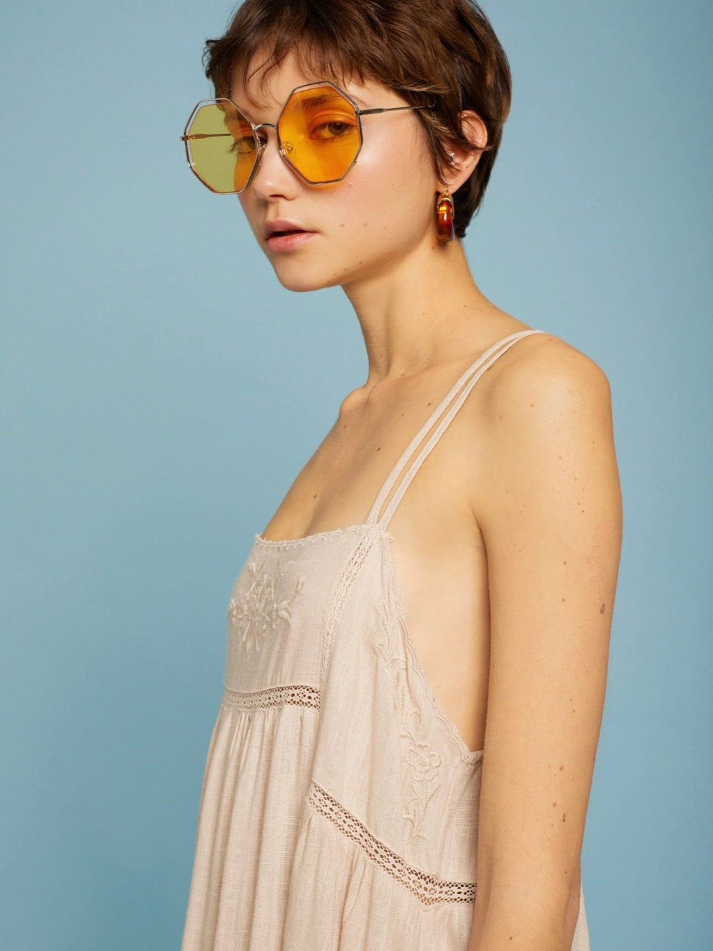 Vestido FORMENTERA BEIGE de Meisïe