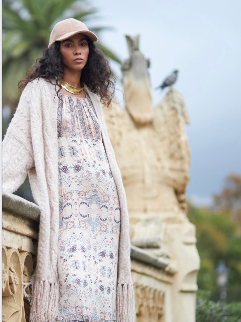 Vestido largo boho ZAFIRO - Little MooN