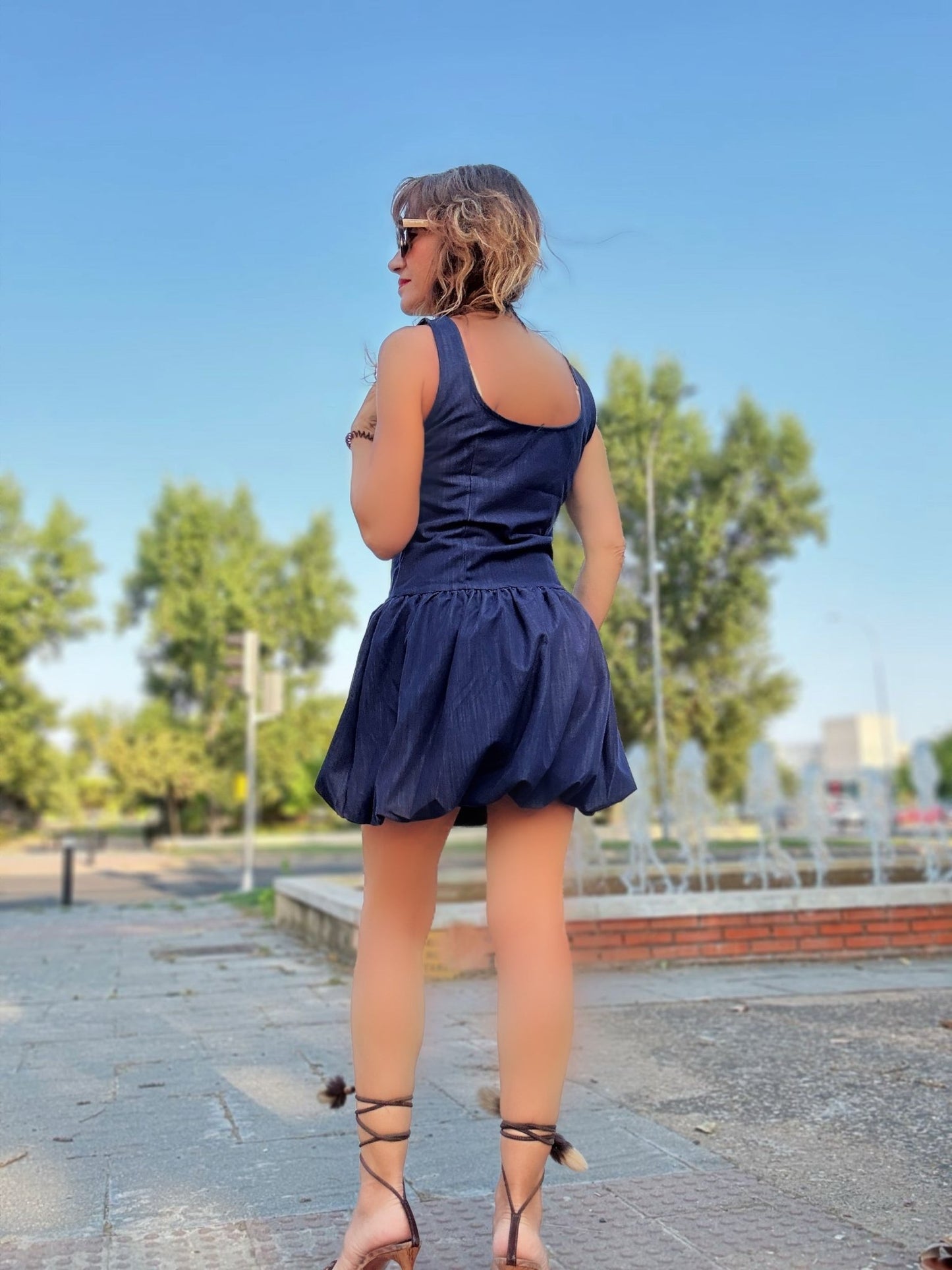 Vestido MINI GLOBO - Little MooN