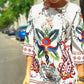 Top esrampado NAVAJO
