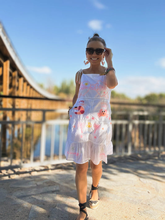 Vestido blanco MAREBLU