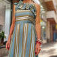 Vestido IRREGULAR de RAYAS