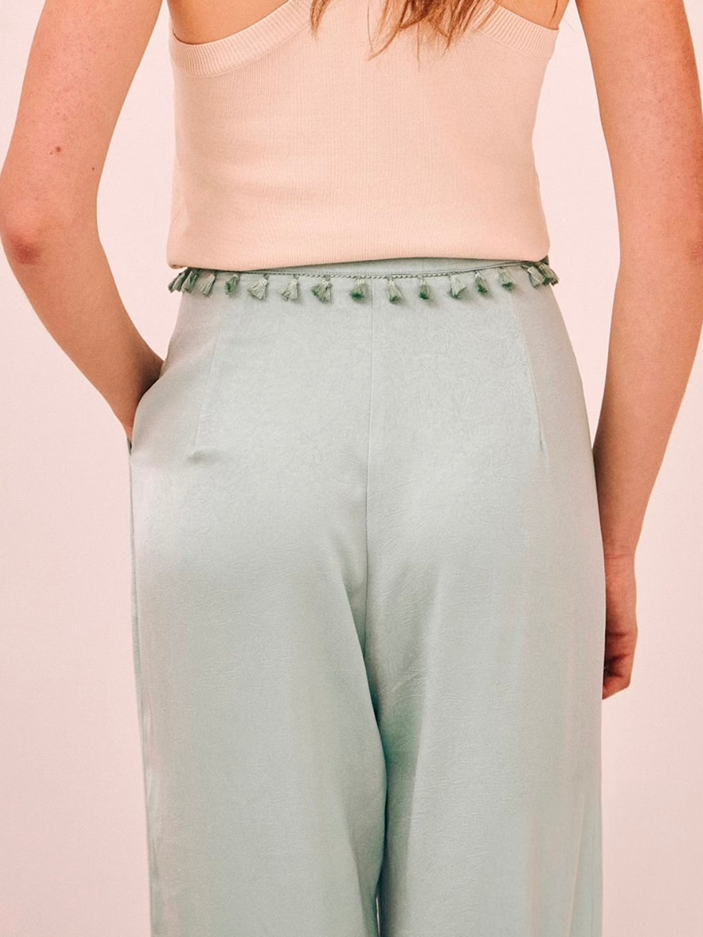 Pantalón satén BOHO