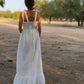 Vestido blanco BORDADO