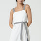 Vestido blanco/negro DÚO