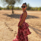 Vestido rayas y volantes CARMEN