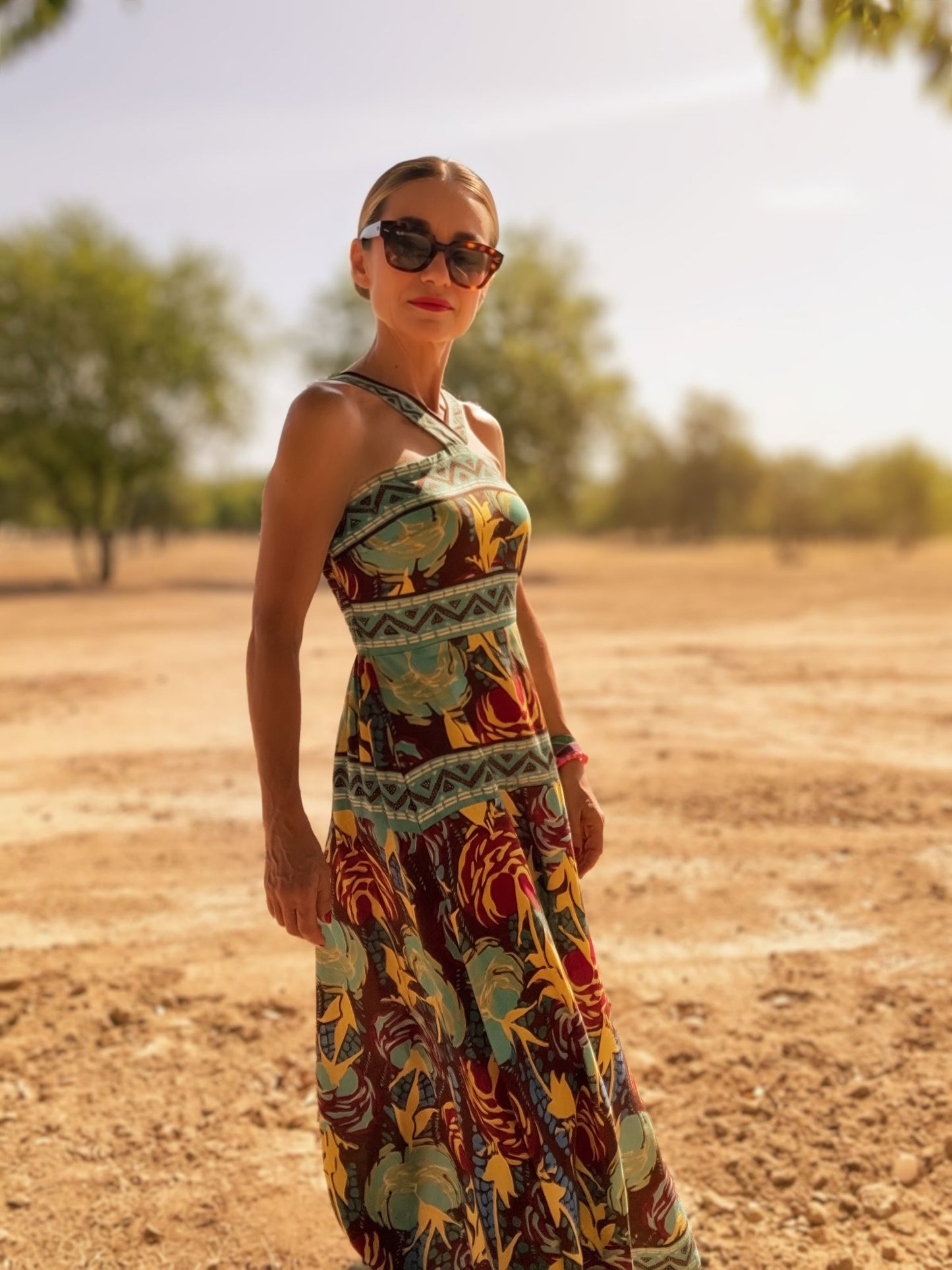 Vestido estampado SELVA