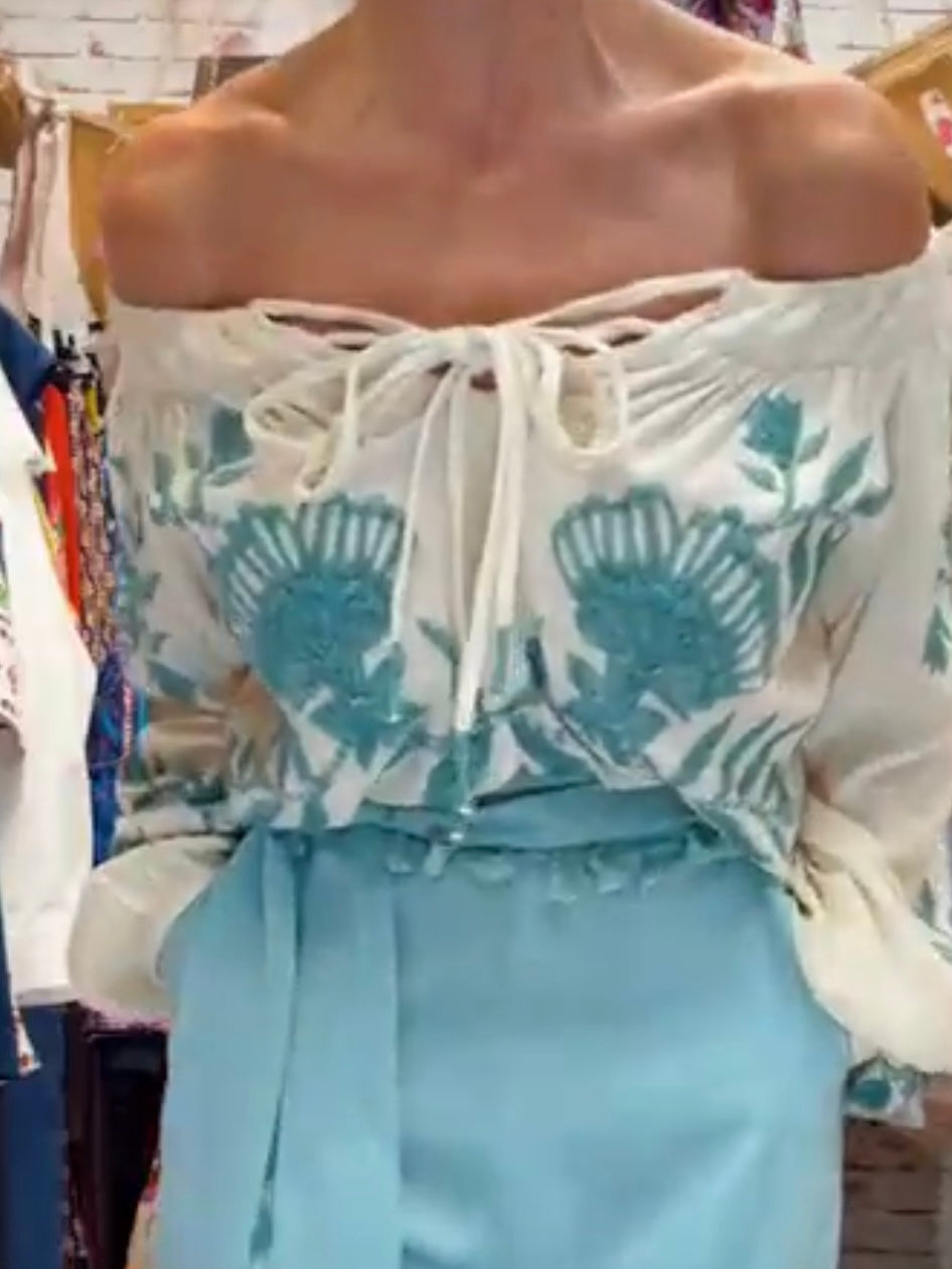 Blusa bordada BOHEMIAN
