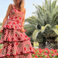 Vestido rayas y volantes CARMEN