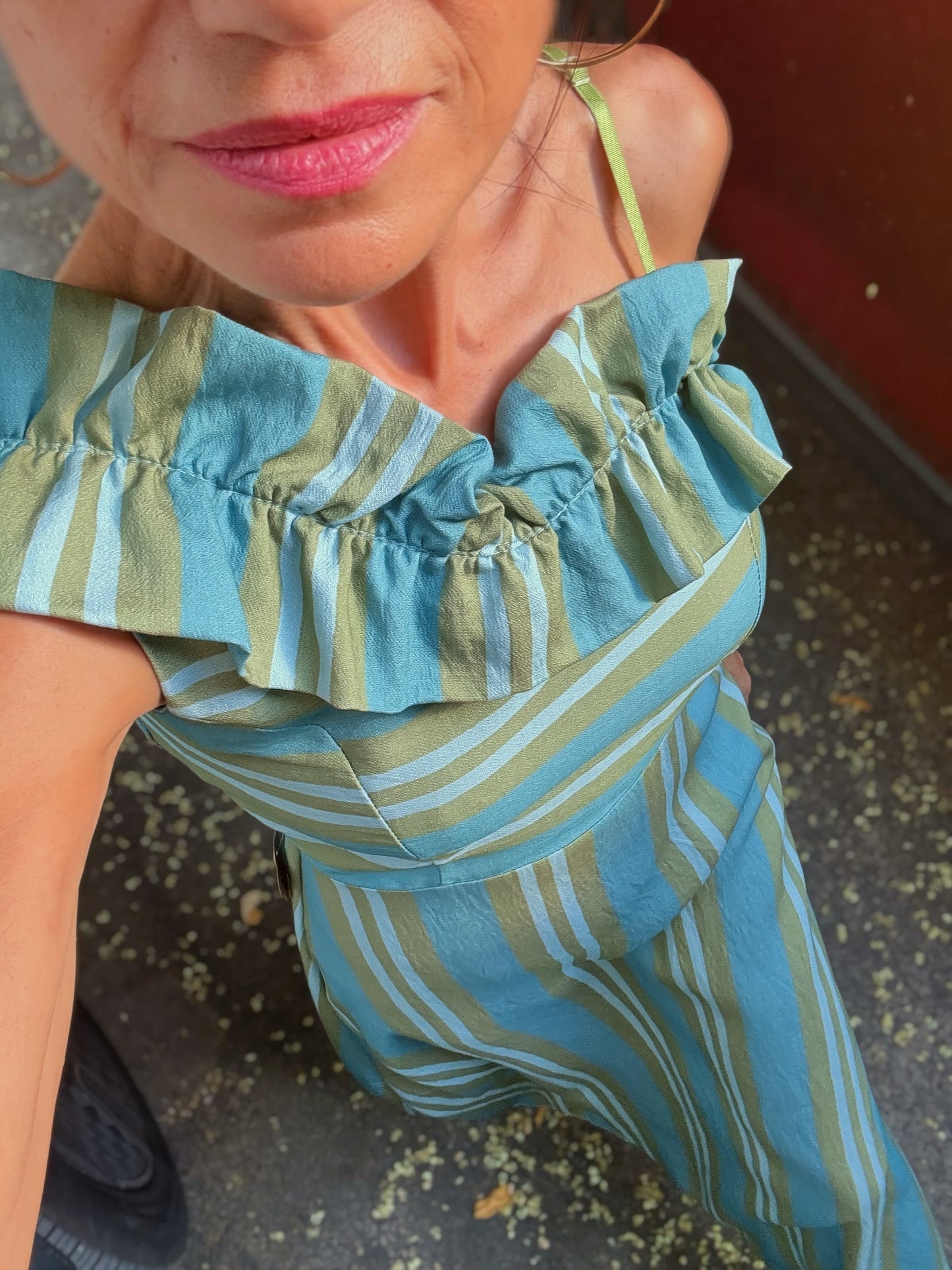 Vestido IRREGULAR de RAYAS