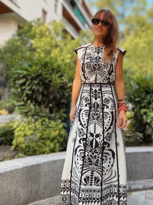 Vestido TANNA estampado