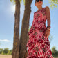 Vestido rayas y volantes CARMEN