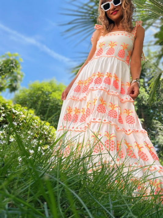 Vestido largo ANANAS