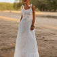 Vestido blanco BORDADO
