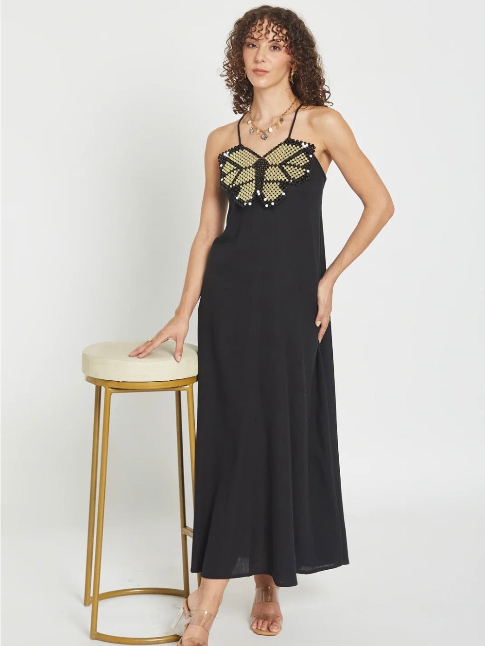 Vestido negro VENTO