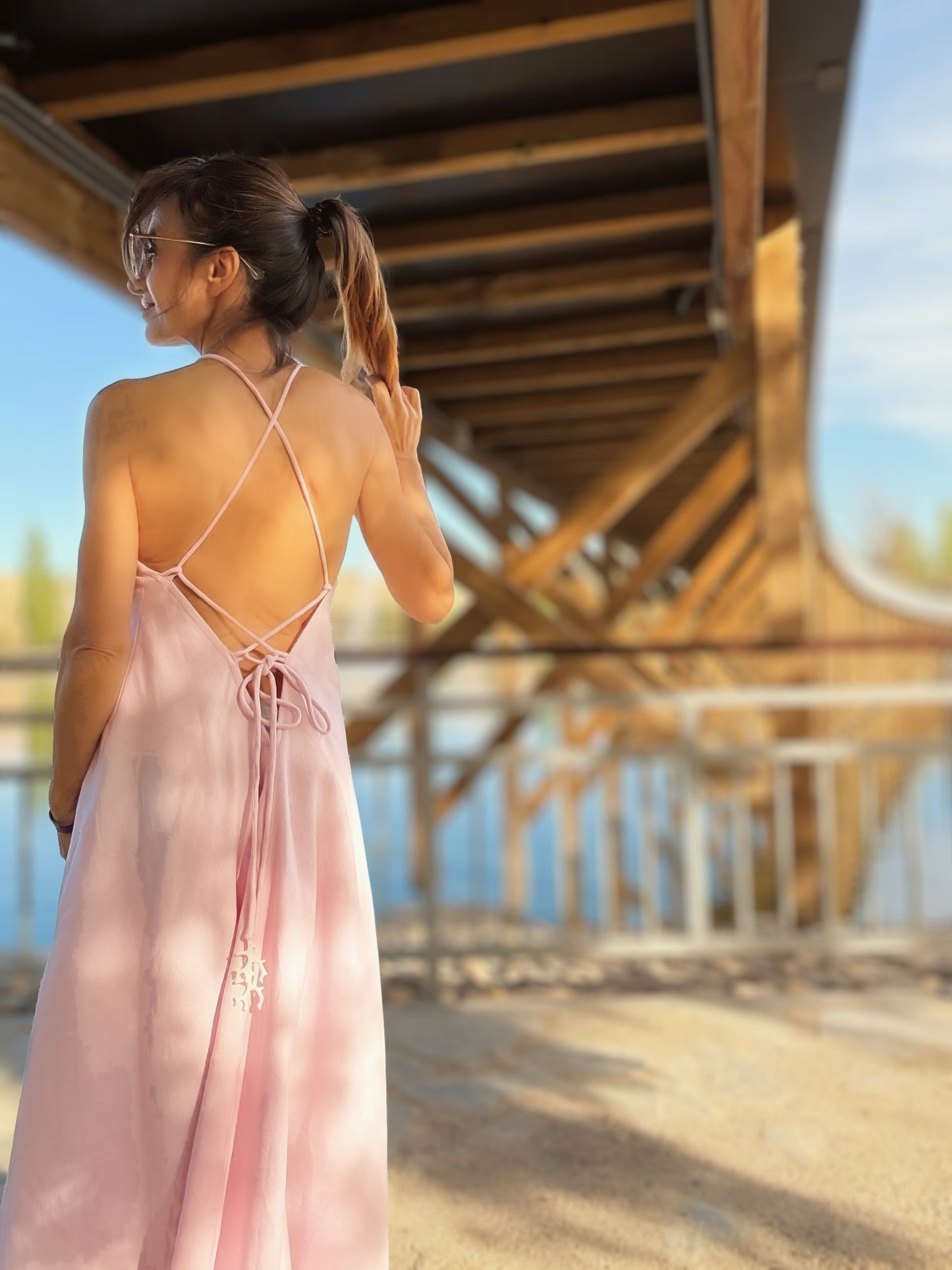 Vestido rosa VENTO