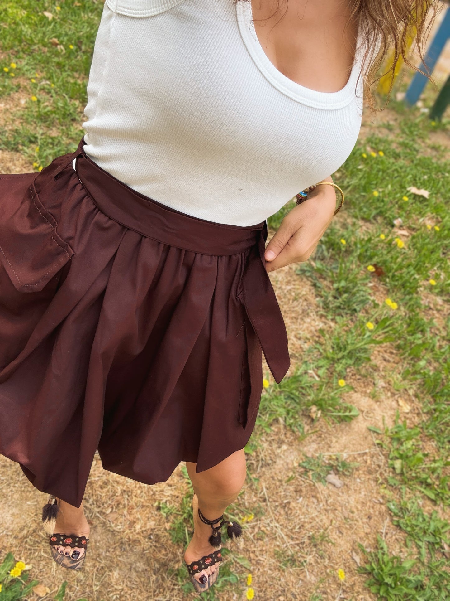 Vestido bi-color GLOBO