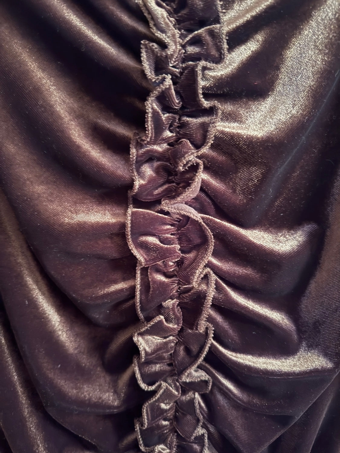 Vestido largo de terciopelo COSITA