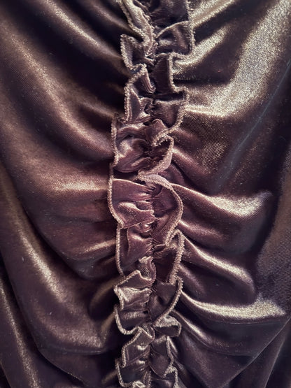 Vestido largo de terciopelo COSITA