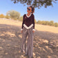 Top bicolor de punto VOLANTIS - Little MooN