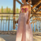 Vestido de algodón en color rosa de Be Sunset