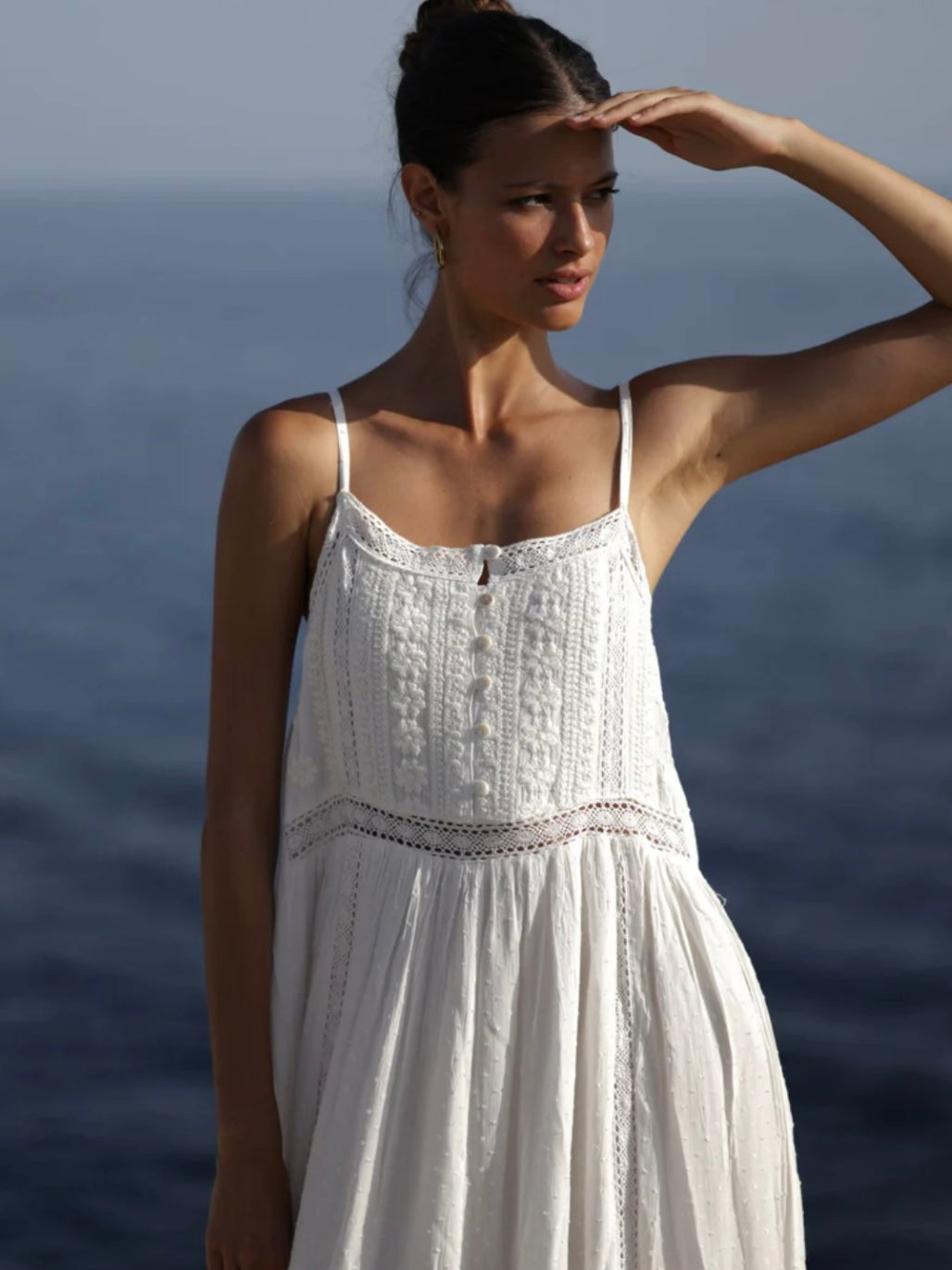 Vestido verano blanco Luna LLena