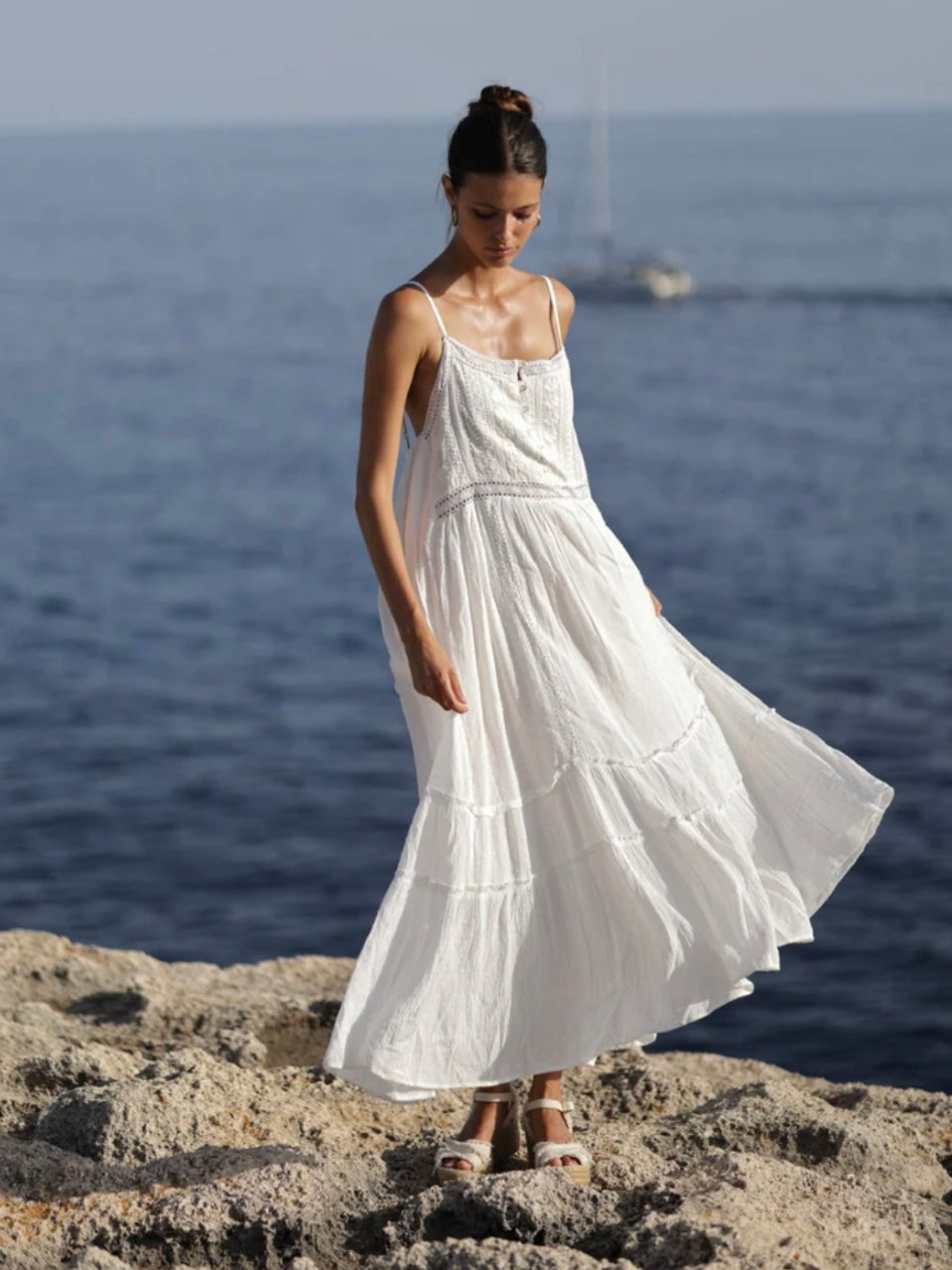 Vestido verano algodón blanco