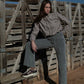 Blusa de rayas bordado CEREZAS - Little MooN
