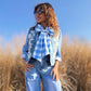 Camisa vichy azul