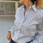 Camisa rayas azules CUORE - Little MooN
