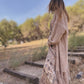 Chaqueta de punto larga con flecos GAZAN - Little MooN