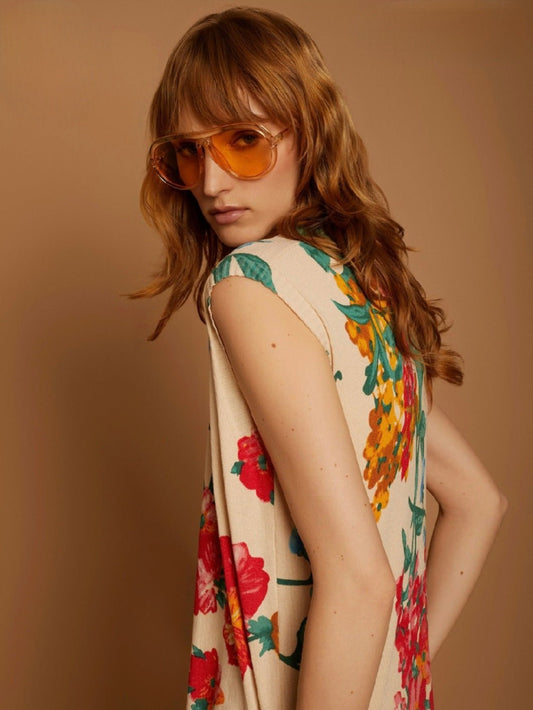 Chaleco estampado floral de MEISÏE - Little MooN