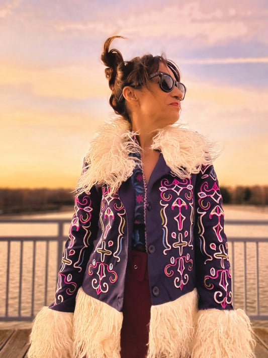 Chaqueta boho chic ANHA - Little MooN