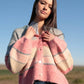 Chaqueta de rayas multicolor SWEET - Little MooN
