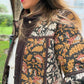 Chaqueta patch de terciopelo BROWN - Little MooN