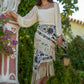 Falda ALBOREÁ MANTÓN BEIGE - Little MooN
