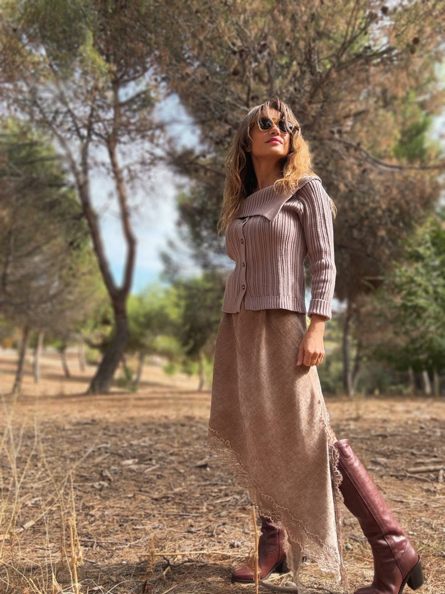 Falda terciopelo lencera VELVET - Little MooN