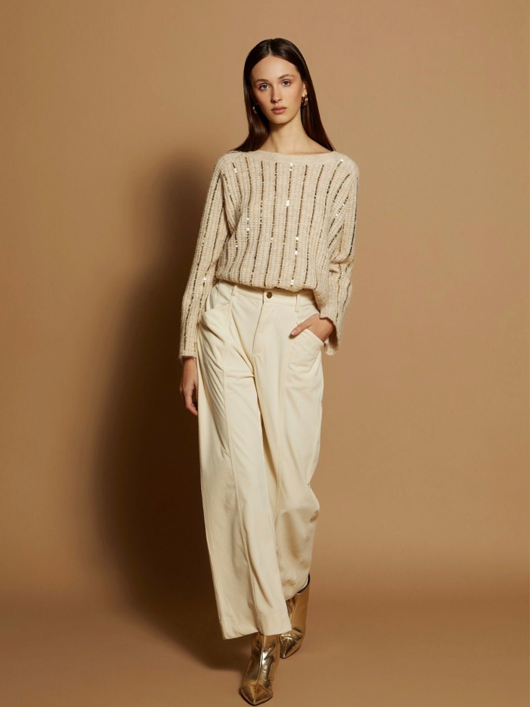 Jersey CHIC con lentejuelas - Little MooN