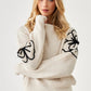 Jersey de punto bicolor FLEUR MAXI - Little MooN