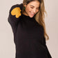 Jersey negro bicolor CAPERUCITA - Little MooN