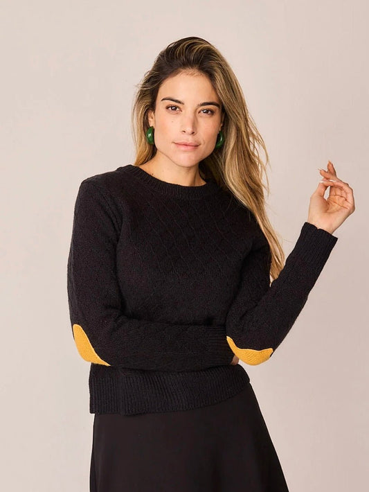 Jersey negro bicolor CAPERUCITA - Little MooN