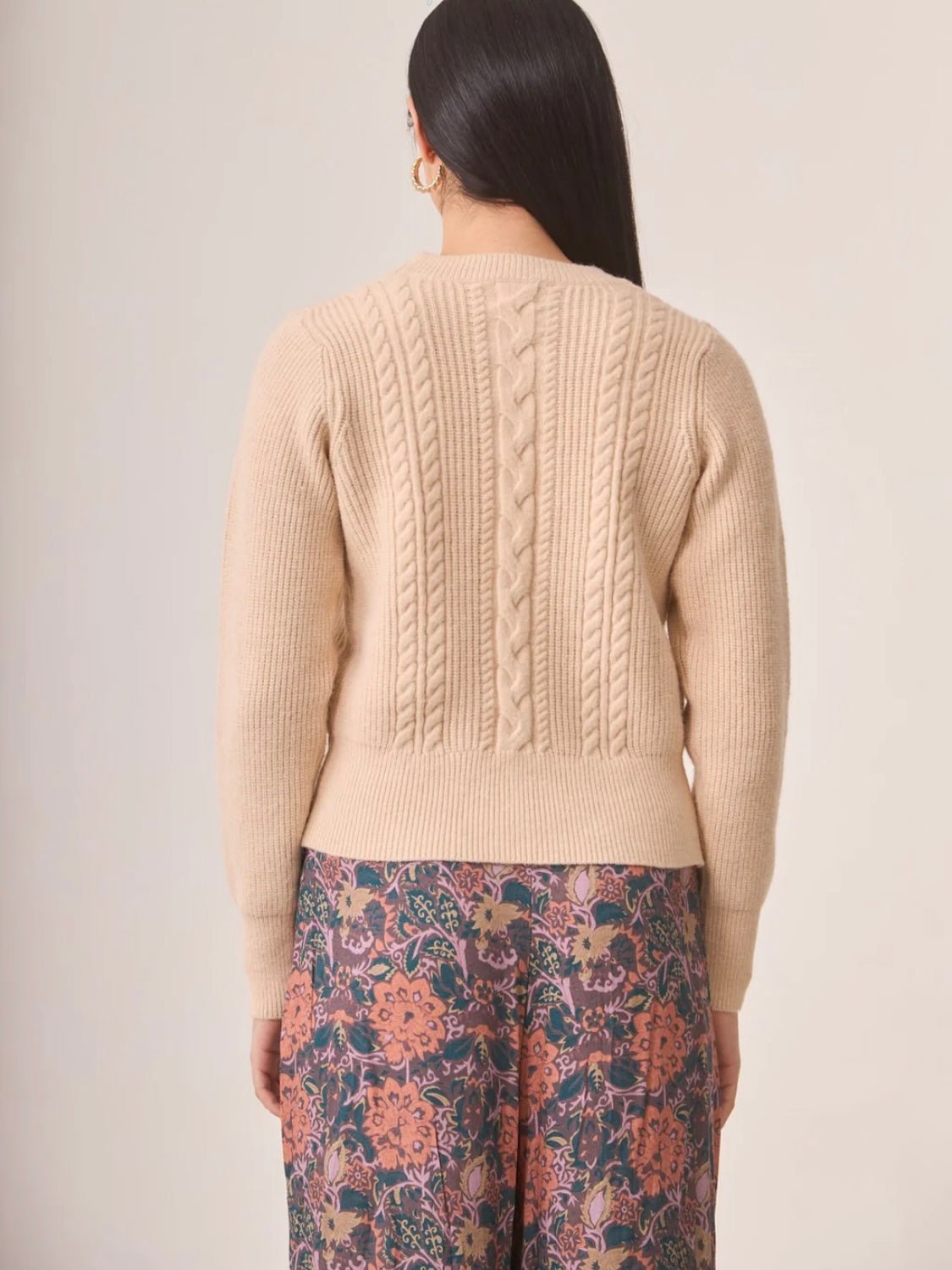 Jersey trenzado corsetero IVORY - Little MooN