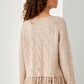 Jersey trenzado flecos OLIGO - Little MooN