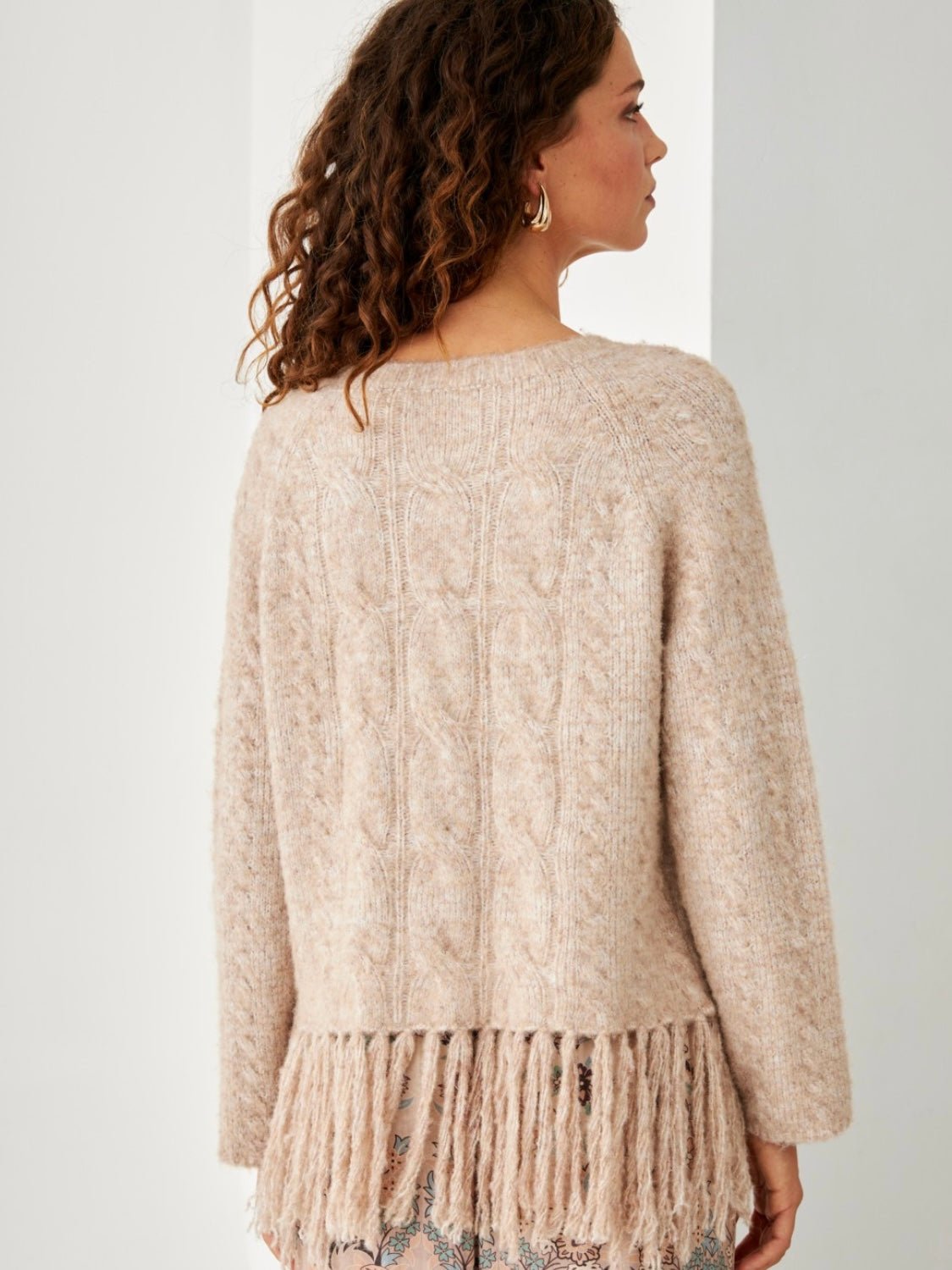 Jersey trenzado flecos OLIGO - Little MooN